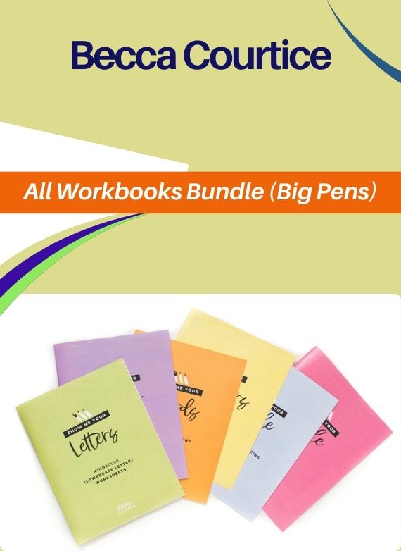 Becca Courtice – All Workbooks Bundle (Big Pens)