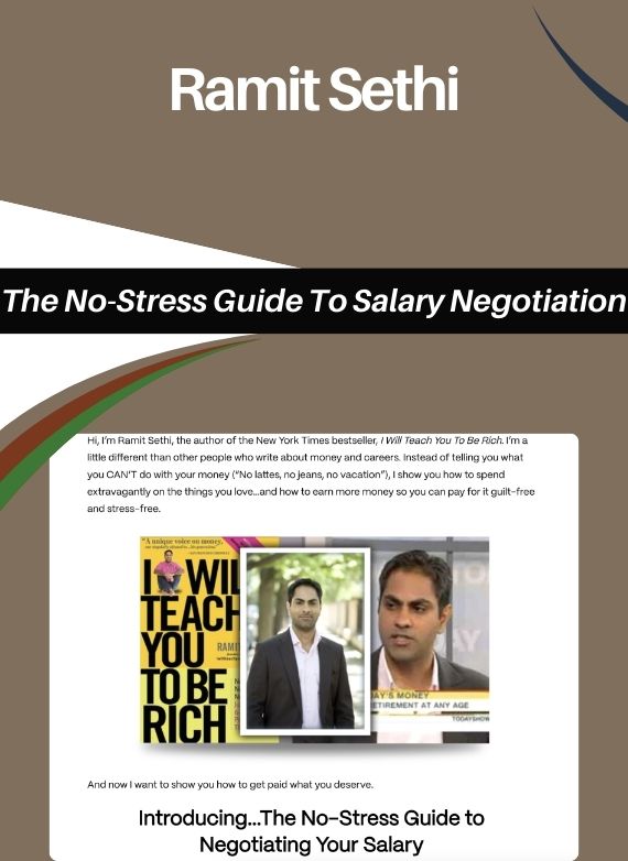 Ramit Sethi – The No-Stress Guide To Salary Negotiation