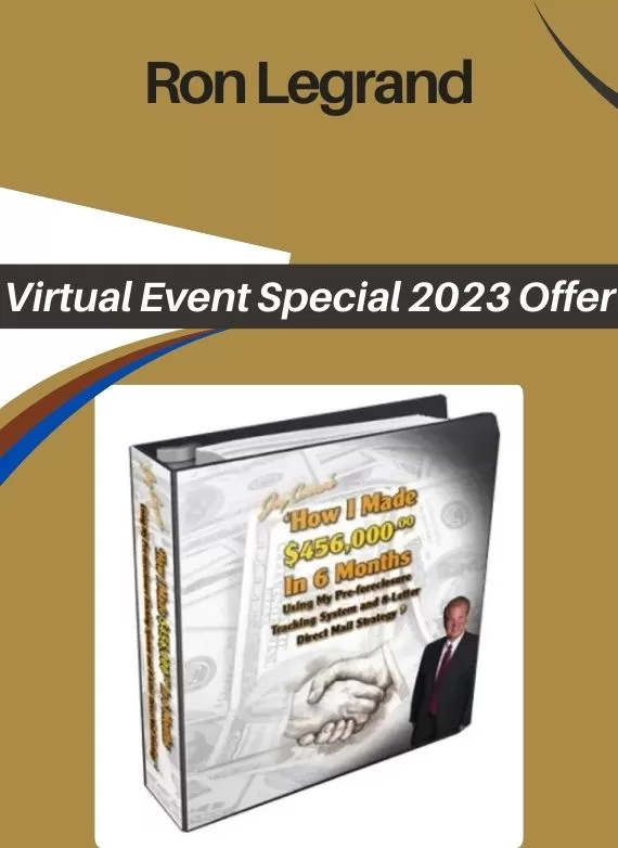 Ron Legrand Virtual Event Special 2023 Offer