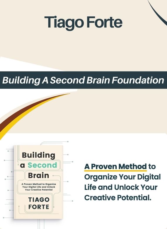 Tiago Forte – Building A Second Brain Foundation
